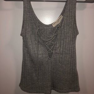 Gray tank top